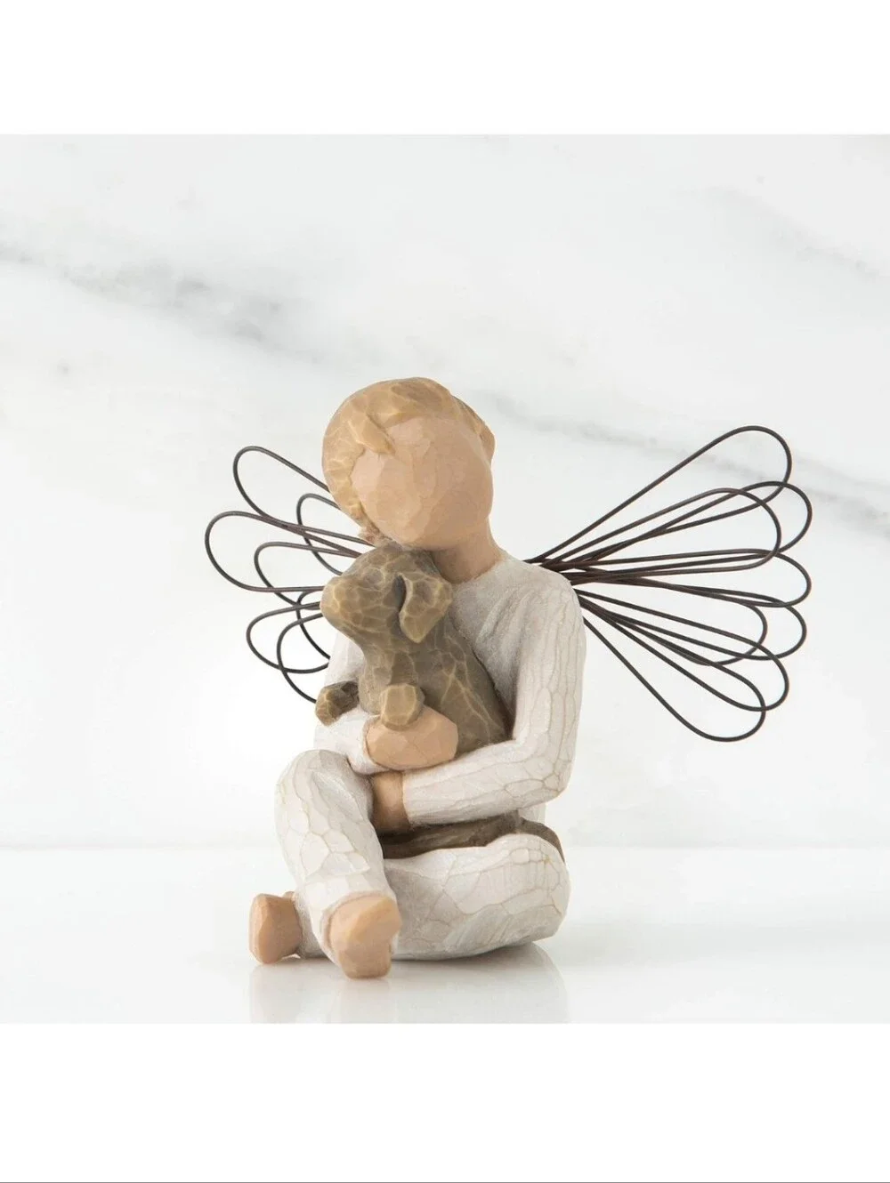 Willow Tree Angel of Comfort Figurine Susan Lordi Boy & Dog - Picture 5 of 10